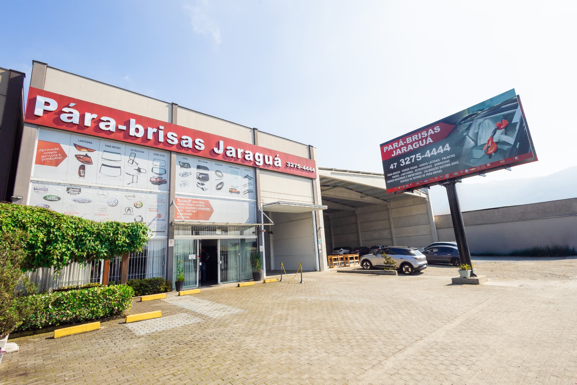 Fachada da Para-brisas Jaraguá em Jaraguá do Sul
